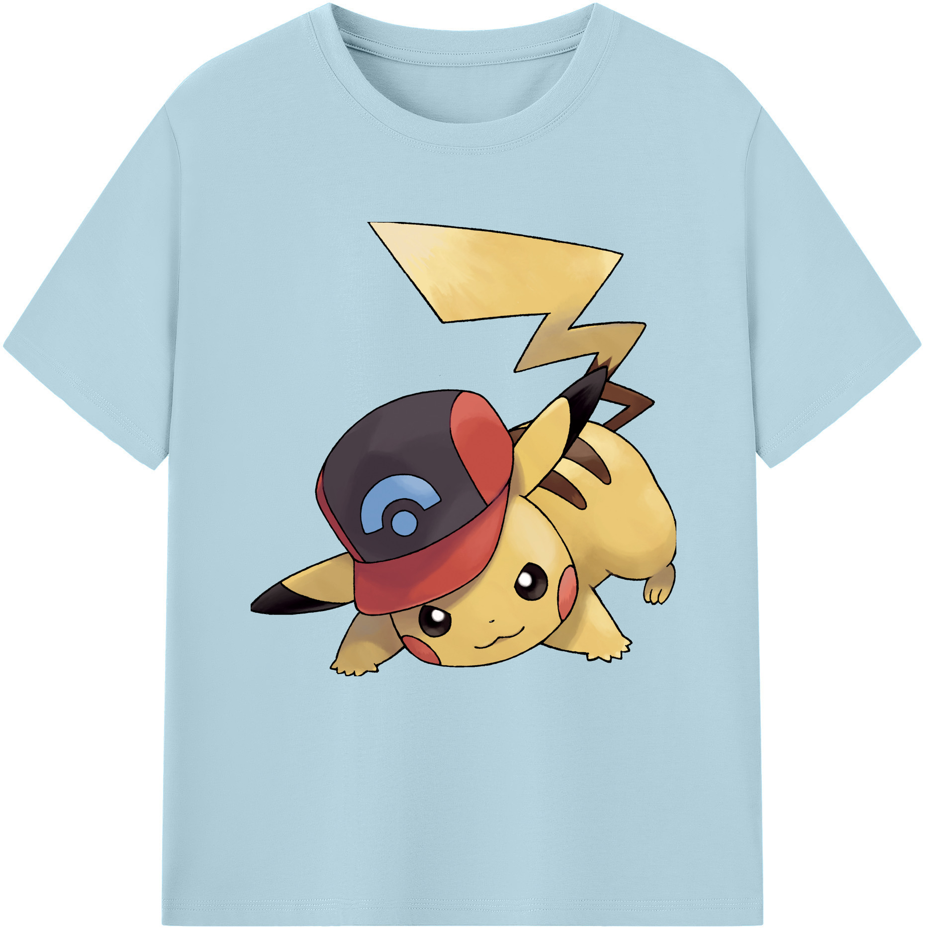 （画像用） ポケットモンスター Pokémon 綿100％半袖Tシャツ（フロントプリント）